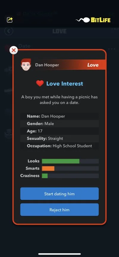 love interest bitlife