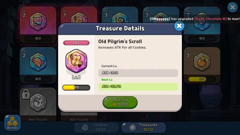 old pilgrim's scroll cookie run kingdom