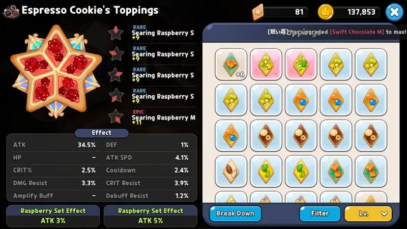 topping set bonus cookie run kingdom