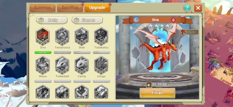 dragon upgrade dragon tamer