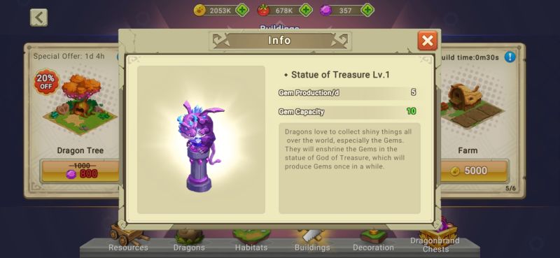 statue of treasure dragon tamer
