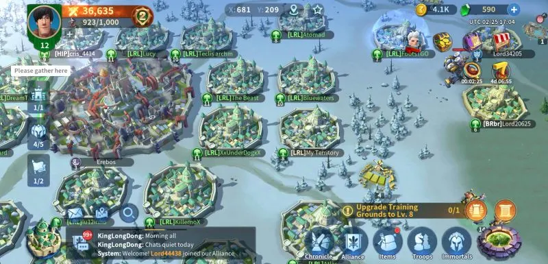 infinity kingdom attacking strategy