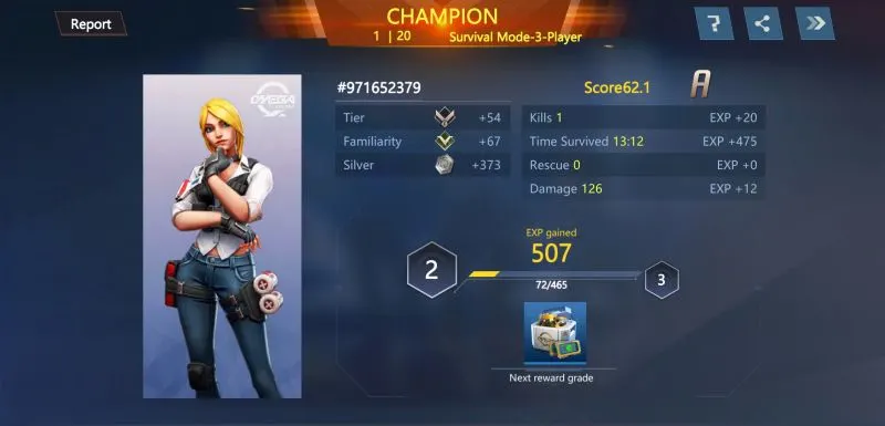 omega legends champion