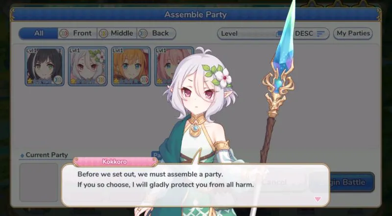 princess connect re: dive assemble party