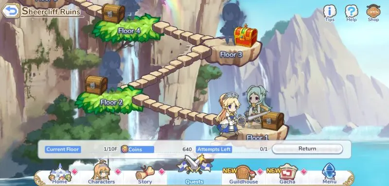 princess connect re: dive dungeon