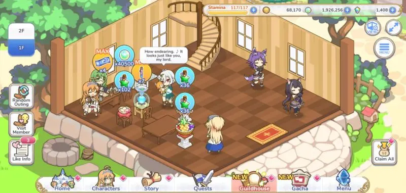 princess connect re: dive guildhouse