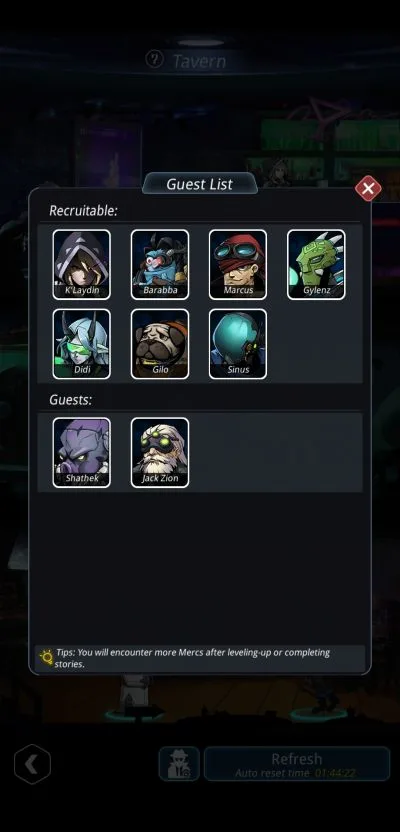 stellar hunter recruitable mercs
