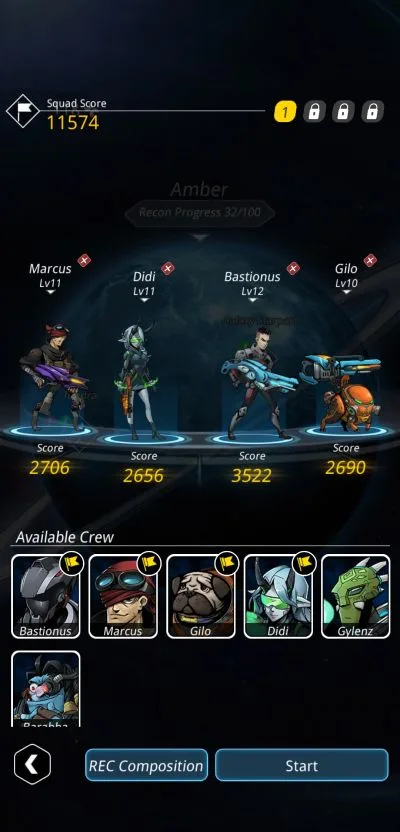 stellar hunter team lineup