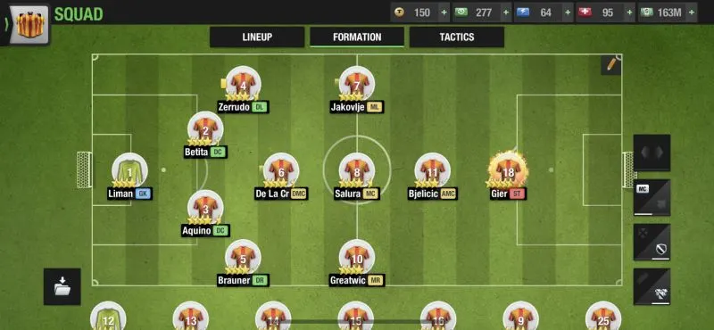 top eleven 2021 team formation