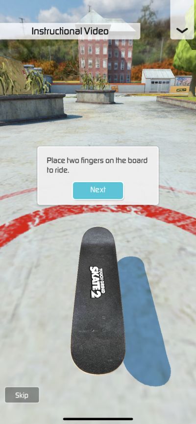 touchgrind skate 2 controls