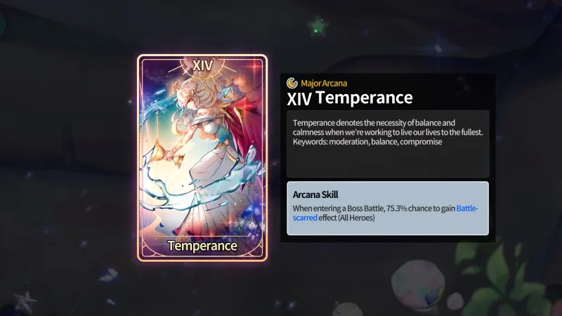 arcana tactics temperance