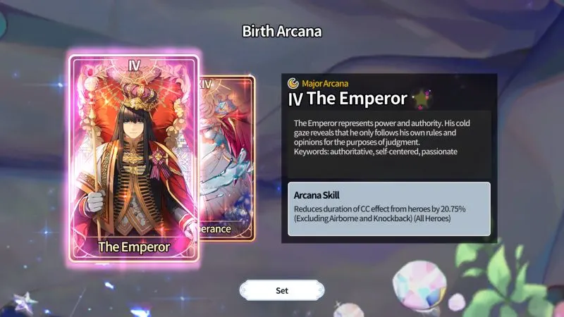 arcana tactics the emperor