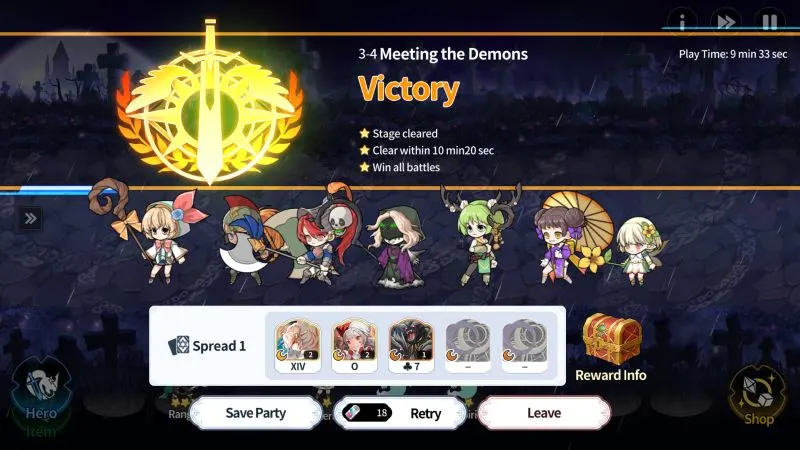 arcana tactics victory