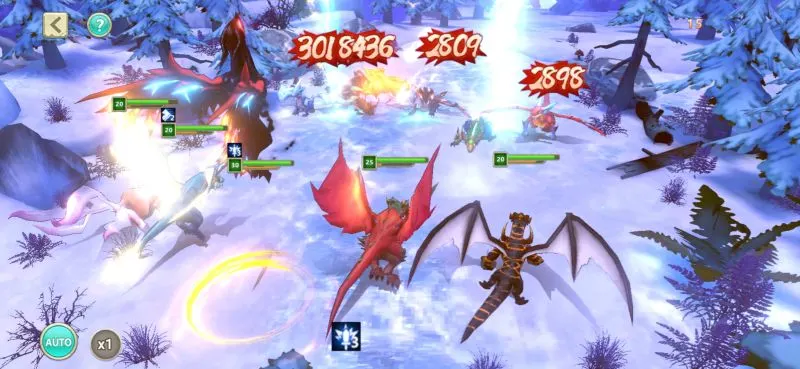 dragon tamer mystic mountain fight