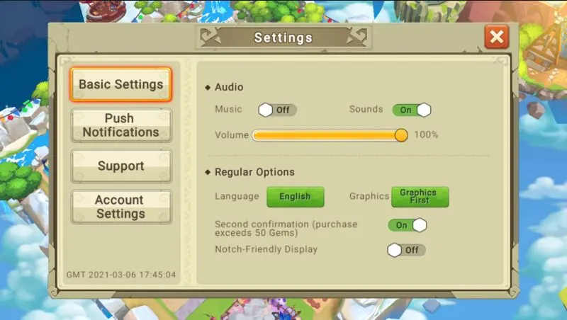 dragon tamer redeem code step 2 settings