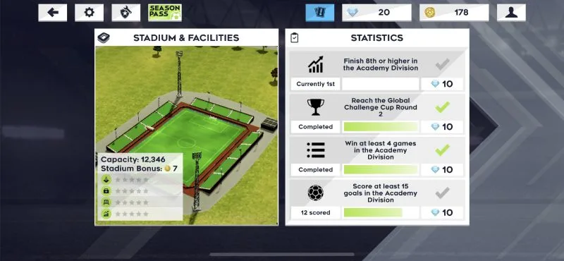 dream league soccer 2021 achievements