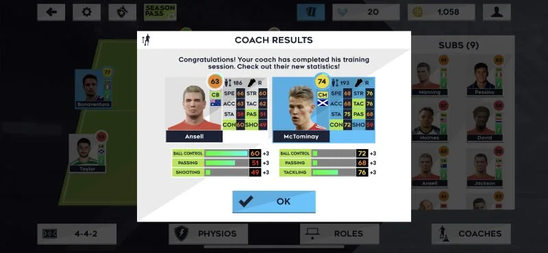 dream league soccer 2021 player training