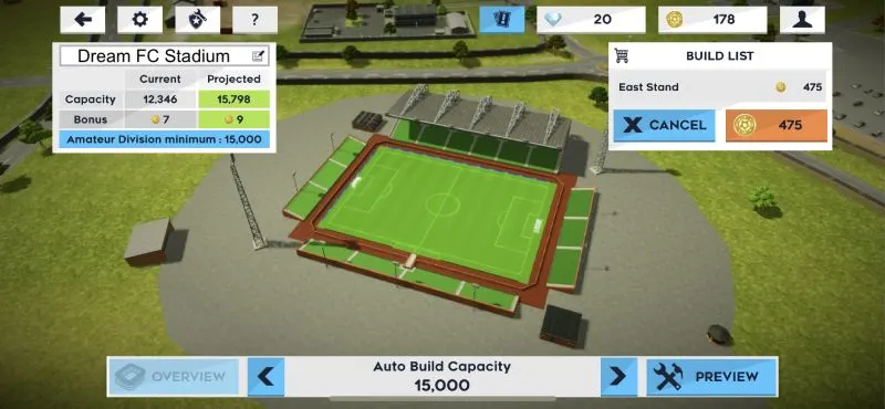 dream league soccer 2021 stadium upgrade