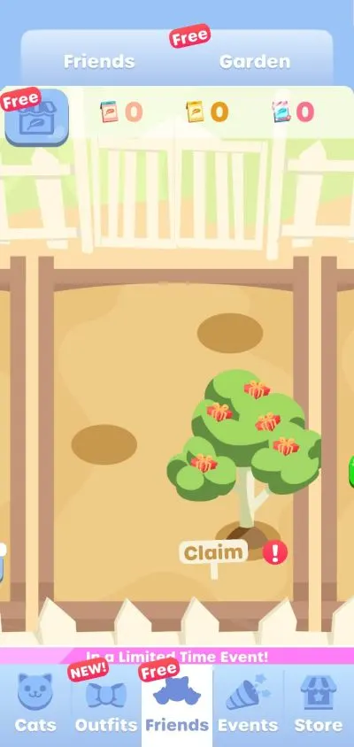 greedy cats kitty clicker garden