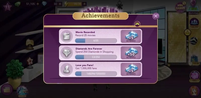 hollywood story fashion star achievements