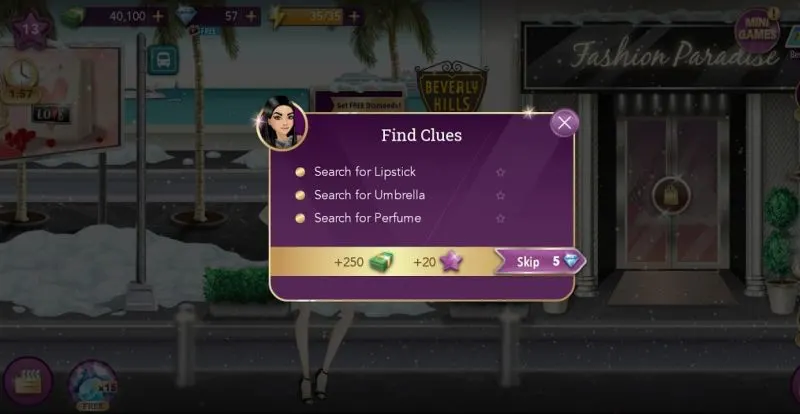 hollywood story fashion star clues