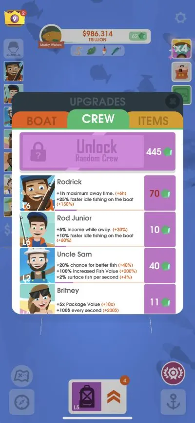 hooked inc unlocking crew