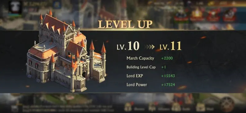 king of avalon stronghold leveling up
