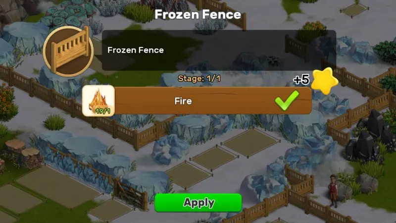 klondike adventures frozen fence