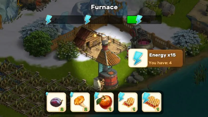 klondike adventures furnace