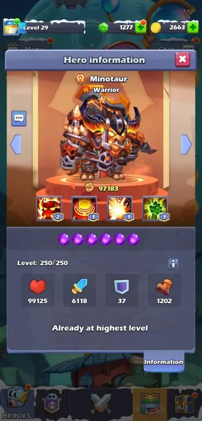 minotaur taptap heroes