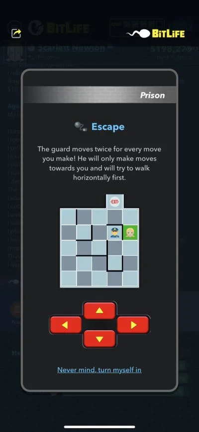 prison escape in bitlife