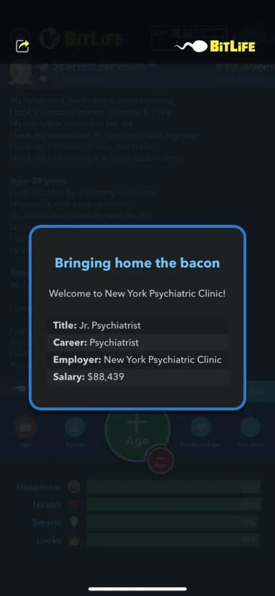 psychiatrist career in bitlife