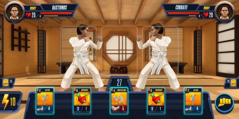 cobra kai card fighter tactics