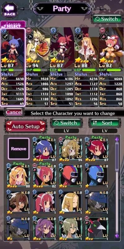 building a powerful team in disgaea rpg