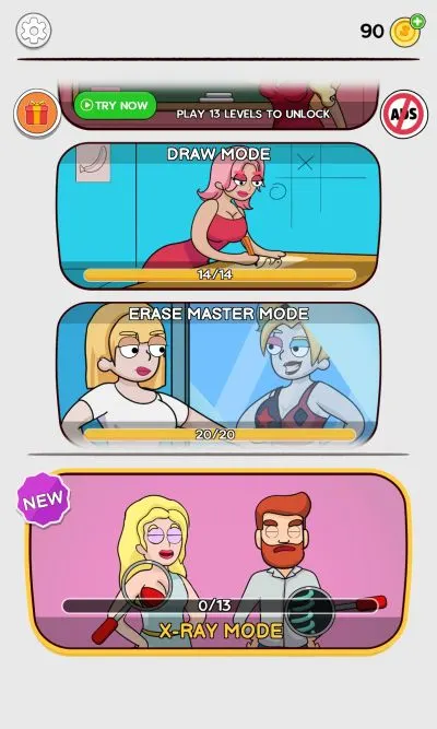 erase master eop x-ray mode answers