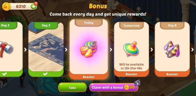 family hotel daily bonus