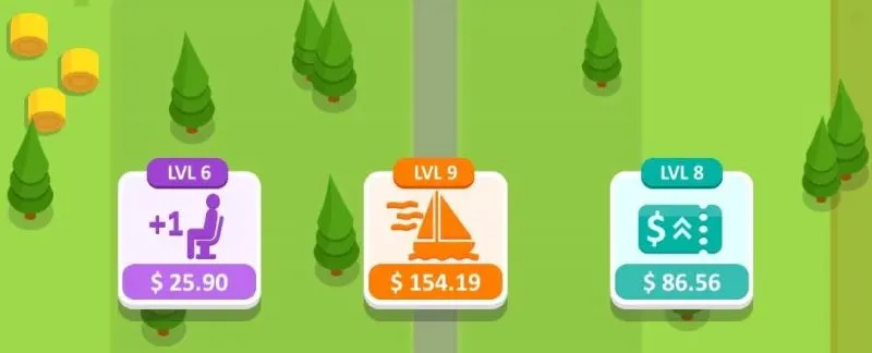 idle ferry tycoon port stats