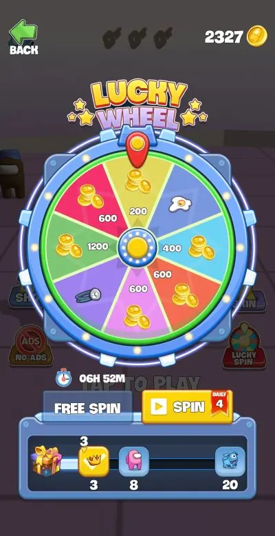 imposter smashers lucky wheel