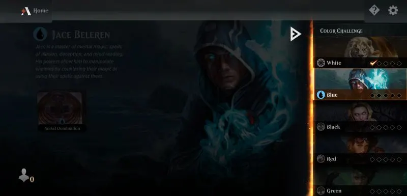 magic the gathering arena color challenge