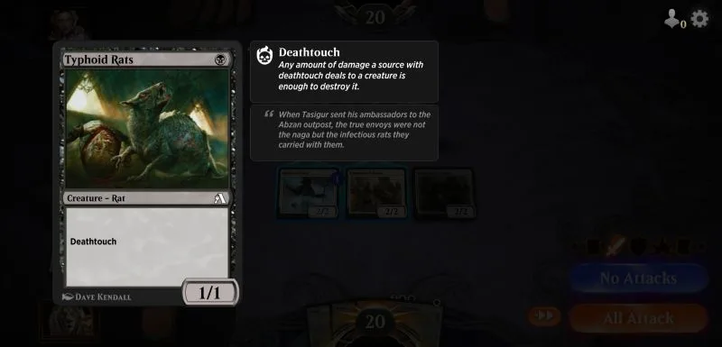 magic the gathering arena deathtouch