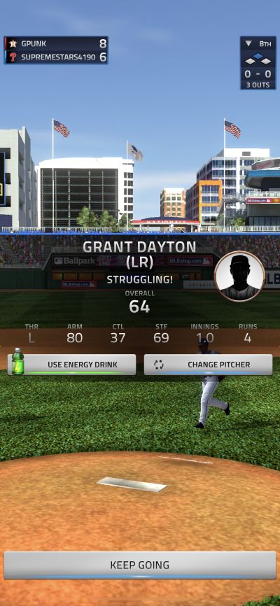 using ice packs and energy drinks in mlb tap sports baseball 2021