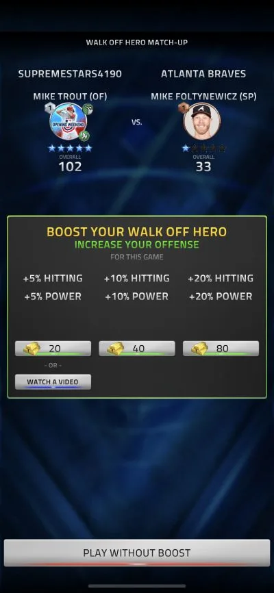 walk off hero event in mlb tap sports baseball 2021