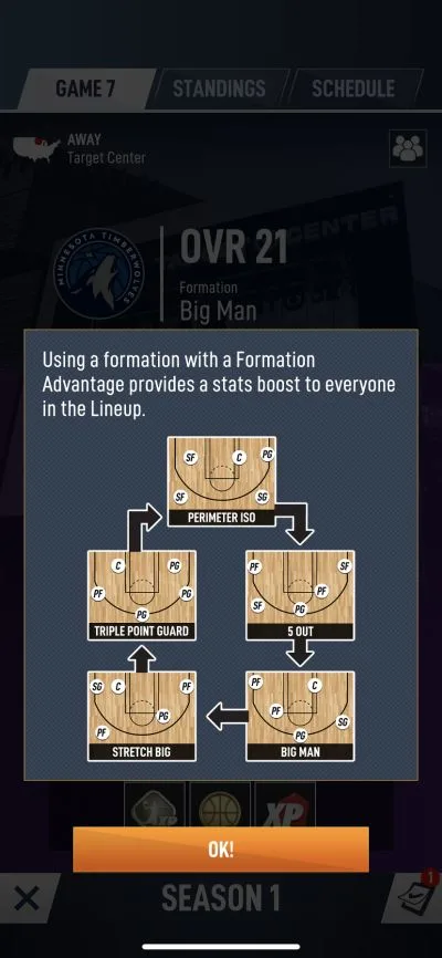 nba ball stars formations