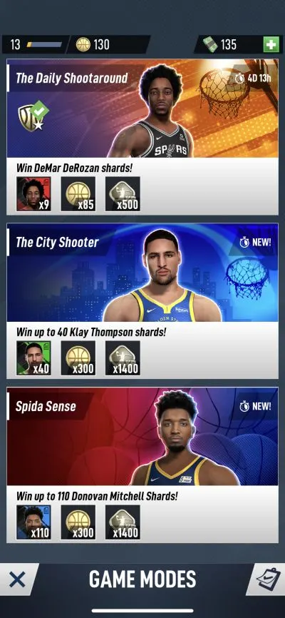 nba ball stars game modes