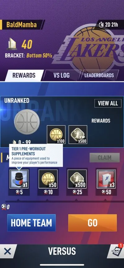 earning more rewards in nba ball stars