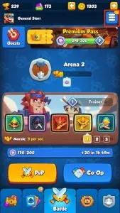 rush royale promo codes step 1