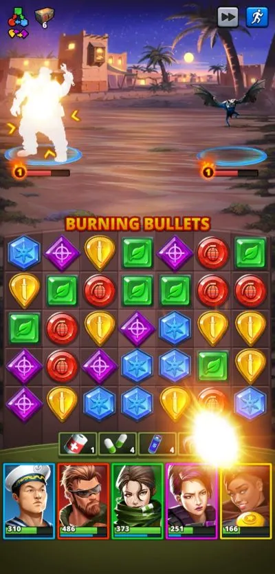 skills puzzle combat