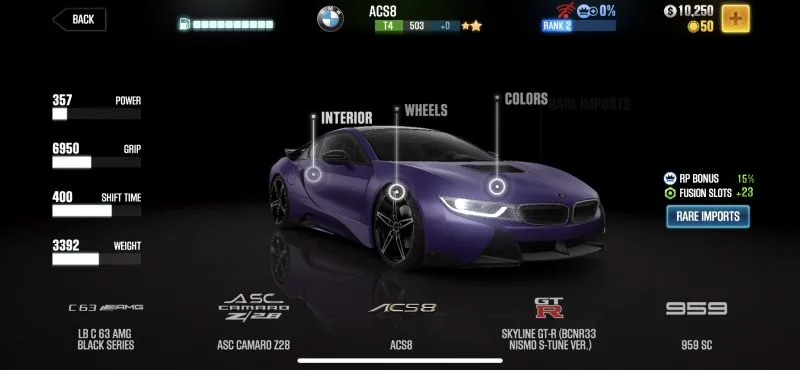 bmw acs8 csr racing 2