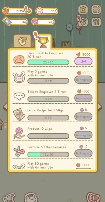 cat spa achievements