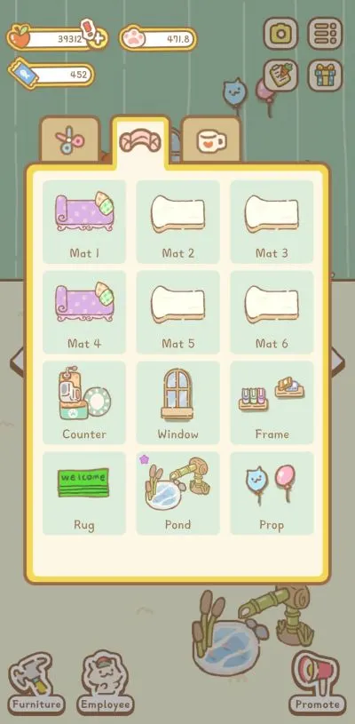 buying new furniture in cat spa